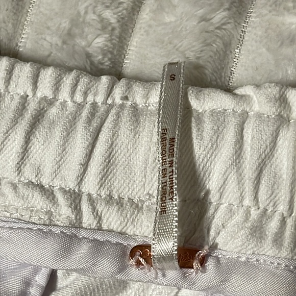 Free People White Denim Jogger | Size Small - Picture 8 of 14